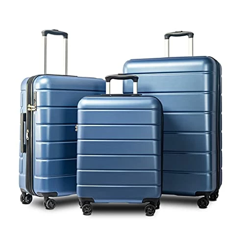 AOUZE Practical Luggage Suitcase Lightweight Expandable Lock Rotator 20 Inches 24 Inches 28 Inches Ultra-Lightweight But Very Durable Suitable For Outdoor Use (Color : Blue) 1 AOUZE Practical Luggage Suitcase Lightweight Expandable Lock Rotator 20 Inches 24 Inches 28 Inches Ultra-Lightweight But Very Durable Suitable For Outdoor Use (Color : Blue)