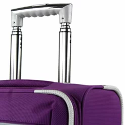 Cloe Under Seat 16 Inch Water-Resistant Textile Luggage With 360º-spinner Wheels In Purple Color -TRAVELPRO Sales 416 5JdedFL