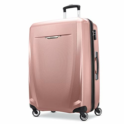 Samsonite Winfield 3 DLX Hardside Expandable Luggage With Spinners, Rose, Checked-Large 28-Inch 1 Samsonite Winfield 3 DLX Hardside Expandable Luggage With Spinners, Rose, Checked-Large 28-Inch