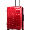 Calvin Klein Central Park West Hardside Spinner Luggage With TSA Lock, Red, 28 Inch