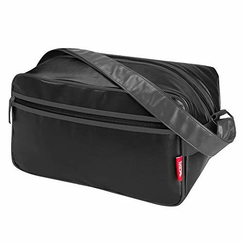Cabin Max️ Arezzo Stowaway XL - 8x14x9 20L Underseat Carry On Luggage - Perfect Weekender Bag Messenger Bag For Overnight Stays! (Black/Charcoal) 1 Cabin Max️ Arezzo Stowaway XL - 8x14x9 20L Underseat Carry On Luggage - Perfect Weekender Bag Messenger Bag For Overnight Stays! (Black/Charcoal)