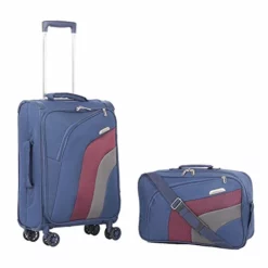 Aerolite 21" Carry On Ultra Lightweight Spinner Suitcase & Flight Bag Under Seat Shoulder Bag Set (Navy) -TRAVELPRO Sales 41785CuHzyL