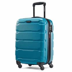 Samsonite Omni PC Hardside Expandable Luggage With Spinner Wheels, Carry-On 20-Inch, Caribbean Blue