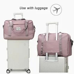 FOAN & MABLE Womens Travel Bags, Weekender Carry On For Women, Sports Gym Bag, Workout Duffel Bag, Overnight Shoulder Bag Fit 15.6 Inch Laptop Pink Large -TRAVELPRO Sales 417LBzVn uL