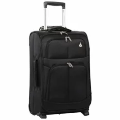 Large Capacity Maximum Allowance 22x14x9 All Parts Carry On Luggage Bag | Rolling Travel Suitcase Lightweight Small Soft Trolley For Women | Approved By Delta, United, Southwest & Many More