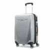 Samsonite Winfield 3 DLX Hardside Expandable Luggage With Spinners, Silver, Carry-On 20-Inch