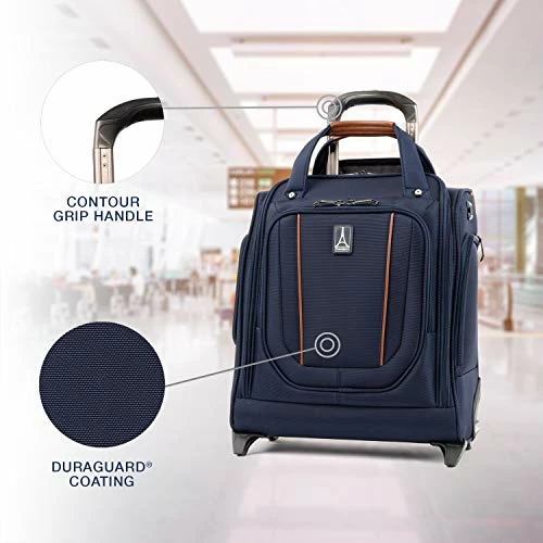 Travelpro Crew Versapack Rolling Underseat Carry-on, Patriot Blue 2 Travelpro Crew Versapack Rolling Underseat Carry-on, Patriot Blue - Image 2