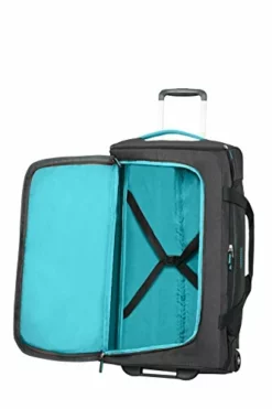 American Tourister Road Quest Wheeled Duffle Medium Travel Duffle, 67 Cm, 75 Liters, Grey (Graphite/Turquoise) -TRAVELPRO Sales 418MgQsOwHL