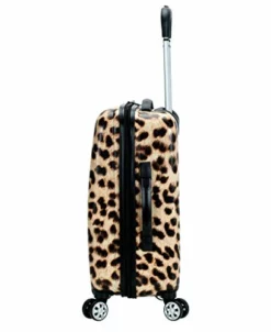 Rockland Safari Hardside Spinner Wheel Luggage, Leopard, Carry-On 20-Inch -TRAVELPRO Sales 418ZbmYgo9L