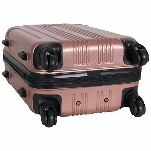 Kenneth Cole Reaction Out Of Bounds 2-Piece Hardside 4-Wheel Spinner Luggage Set: 20" Carry-On & 28" Checked Suitcase, Rose Gold 3 Kenneth Cole Reaction Out Of Bounds 2-Piece Hardside 4-Wheel Spinner Luggage Set: 20" Carry-On & 28" Checked Suitcase, Rose Gold - Image 3