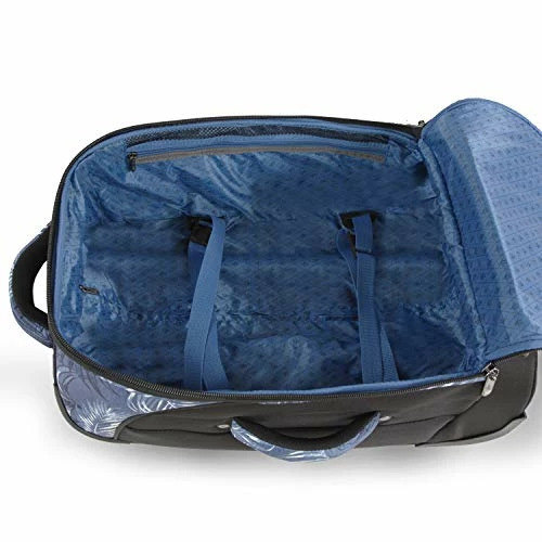 ORIGINAL PENGUIN Luggage 21" Rolling Duffel Bag, Blue Palm Tree, One Size 4 ORIGINAL PENGUIN Luggage 21" Rolling Duffel Bag, Blue Palm Tree, One Size - Image 4