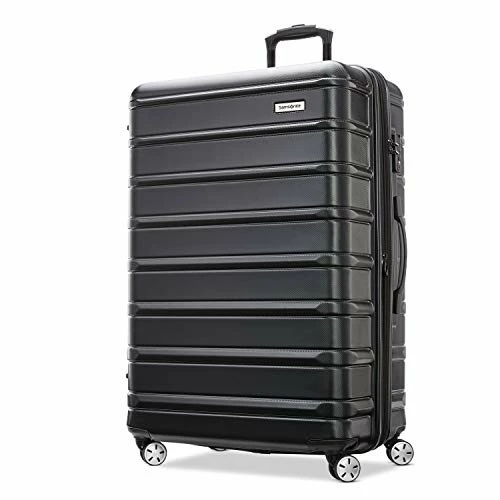 Samsonite Omni 2 Hardside Expandable Luggage With Spinner Wheels, Midnight Black, Checked-Large 28-Inch 1 Samsonite Omni 2 Hardside Expandable Luggage With Spinner Wheels, Midnight Black, Checked-Large 28-Inch