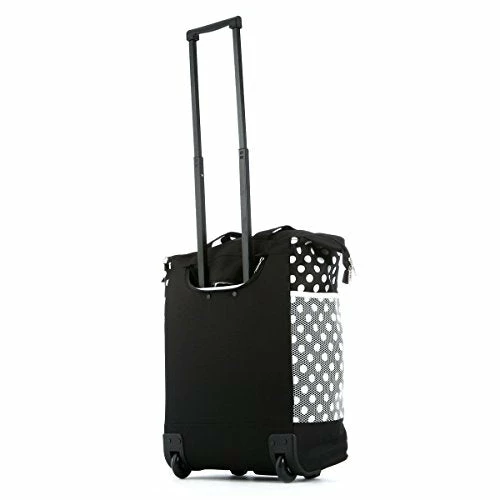 Olympia Luggage Rolling Printed Shopper Tote, Black, One Size 3 Olympia Luggage Rolling Printed Shopper Tote, Black, One Size - Image 3