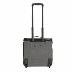 Travelers Club Luggage 16" Top Expandable Rolling Underseater W/USB Port, Dark Gray Suitcase, -TRAVELPRO Sales 41CEgbUc7NL