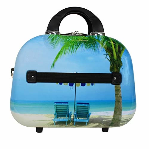 World Traveler Palm Tree Hardside 2-Piece Carry-On Spinner Luggage Set, One_Size 3 World Traveler Palm Tree Hardside 2-Piece Carry-On Spinner Luggage Set, One_Size - Image 3
