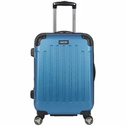 Kenneth Cole Reaction Renegade 20” Carry-On Lightweight Hardside Expandable 8-Wheel Spinner Cabin Size Suitcase, Vivid Blue, Inch