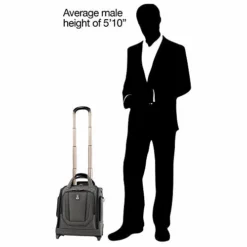 Travelpro Crew Versapack Rolling Underseat Carry-on, Titanium Grey -TRAVELPRO Sales 41CYkjiDxEL