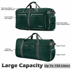 Gonex 150L Travel Duffel Bag Foldable Extra Large Duffle Bag XL Heavy Duty For Men Women For Luggage Shopping Blackish Green 14 Gonex 150L Travel Duffel Bag Foldable Extra Large Duffle Bag XL Heavy Duty For Men Women For Luggage Shopping Blackish Green -TRAVELPRO Sales 41Dr7AevzxL