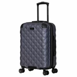 Kenneth Cole Reaction Diamond Tower Luggage Collection Lightweight Hardside Expandable 8-Wheel Spinner Travel Suitcase, Smokey Purple, 20-Inch Carry On -TRAVELPRO Sales 41DvheAfmtL