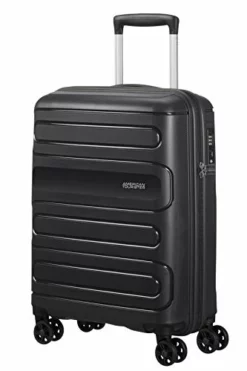 American Tourister Hand Luggage, Black (Black), Spinner S (55 Cm-35 L)