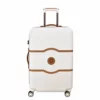 DELSEY Paris Chatelet Air Hardside Luggage, Spinner Wheels, Champagne White, Checked-Medium 24 Inch