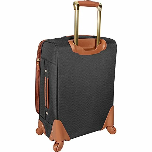 Steve Madden Designer Luggage Collection - Lightweight Softside Expandable Suitcase For Men & Women - Durable 20 Inch Carry On Bag With 4-Rolling Spinner Wheels (20in, Global Black) 3 Steve Madden Designer Luggage Collection - Lightweight Softside Expandable Suitcase For Men & Women - Durable 20 Inch Carry On Bag With 4-Rolling Spinner Wheels (20in, Global Black) - Image 3