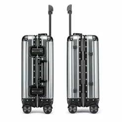 JBAG-one 100% Aluminum-Magnesium Alloy Rolling Luggage Spinner Men Business Suitcase Wheels 20 Inch Cabin Trolley Travel Bag,Black -TRAVELPRO Sales 41EpCoqghVL