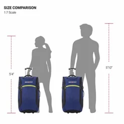 SwissGear Extra Large Lightweight Rolling Duffel, Blue/Green -TRAVELPRO Sales 41EuS3tLDCL