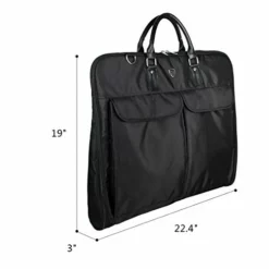 Bagsmart Garment Bag For Suits And Wedding Dresses With Shoulder Strap And Hanger, Black -TRAVELPRO Sales 41F 2B81zq 2BL