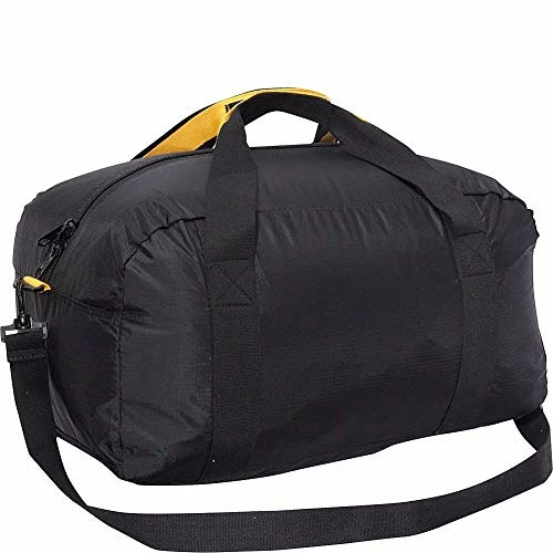 A. Saks 22 InchCarry-On Nylon Duffel Bag With Pouch (Black) 2 A. Saks 22 InchCarry-On Nylon Duffel Bag With Pouch (Black) - Image 2