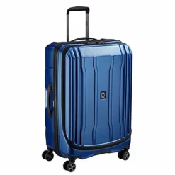 DELSEY Paris 40207982002 Cruise Lite Hardside 2.0 Expandable Luggage, Spinner Wheels, Blue, Checked-Medium 25 Inch -TRAVELPRO Sales 41GeeWVQt6L