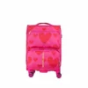 Cloe By Agatha Ruiz De La Prada Checked Medium 24" Inch Luggage With 360º-spinner Wheels In Magenta Color