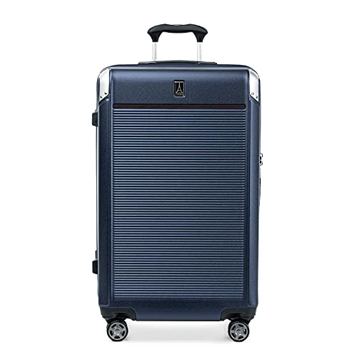 Travelpro Platinum Elite Expandable Hardside Spinner Luggage, True Navy, Checked-Large 28-Inch 1 Travelpro Platinum Elite Expandable Hardside Spinner Luggage, True Navy, Checked-Large 28-Inch