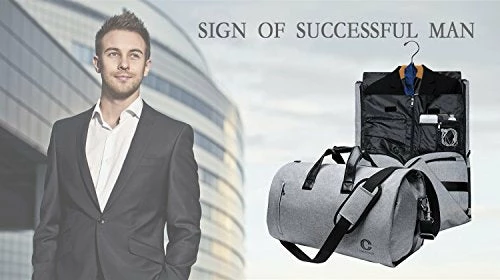 Crospack 45L Suit Garment Bag Shoulder Strap Duffle Travel Foldable Flight Bag 9 Crospack 45L Suit Garment Bag Shoulder Strap Duffle Travel Foldable Flight Bag - Image 9