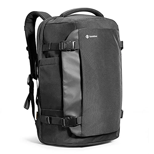 Tomtoc Travel Backpack 40L, TSA Friendly Flight Approved Carry-on Luggage Hand Backpack, Water-resistant Lightweight Business Rucksack, Durable Large Weekender Bag Daypack Fits 17.3 Inch Laptop 1 Tomtoc Travel Backpack 40L, TSA Friendly Flight Approved Carry-on Luggage Hand Backpack, Water-resistant Lightweight Business Rucksack, Durable Large Weekender Bag Daypack Fits 17.3 Inch Laptop