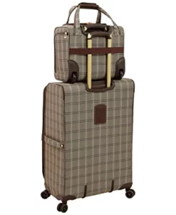 London Fog Brentwood II 4 Piece Set (with Under The Seat Bag), Cappuccino -TRAVELPRO Sales 41Hxg6ttYnL