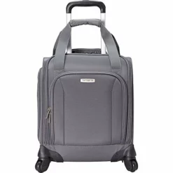 Samsonite Spinner Underseat With USB Port (Pewter)
