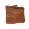 Piel Leather Piel Colombian Leather Elite Garment Bag Brown