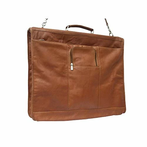 Piel Leather Piel Colombian Leather Elite Garment Bag Brown 1 Piel Leather Piel Colombian Leather Elite Garment Bag Brown