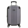 Kenneth Cole Reaction Reverb 20" Carry-On Expandable Luggage Lightweight Hardside 8-Wheel Spinner Travel Suitcase Bag, Smokey Purple, Inch
