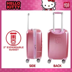 Ful Hello Kitty 21 Inch Rolling Luggage, Hardshell Carry On Suitcase With Wheels, Pink (HKFL0002AZ-650) -TRAVELPRO Sales 41IrJ PLsnL