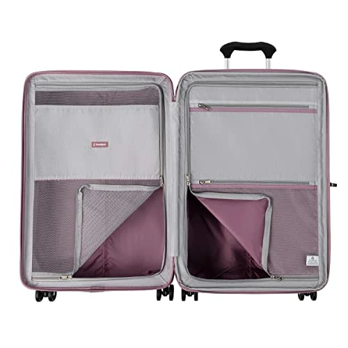 Travelpro Maxlite Air Hardside Expandable Luggage, 8 Spinner Wheels, Lightweight Hard Shell Polycarbonate, Orchid Pink Purple, Checked-Medium 25-Inch 4 Travelpro Maxlite Air Hardside Expandable Luggage, 8 Spinner Wheels, Lightweight Hard Shell Polycarbonate, Orchid Pink Purple, Checked-Medium 25-Inch - Image 4