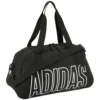 Adidas Graphic Duffel Bag, Black/White, One Size