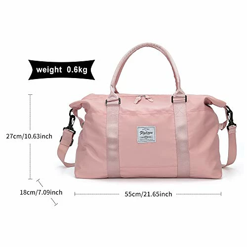 Womens Travel Bags, Weekender Carry On For Women, Sports Gym Bag, Workout Duffel Bag, Overnight Shoulder Bag Fit 15.6 Inch Laptop Pink Large 6 Womens Travel Bags, Weekender Carry On For Women, Sports Gym Bag, Workout Duffel Bag, Overnight Shoulder Bag Fit 15.6 Inch Laptop Pink Large - Image 6