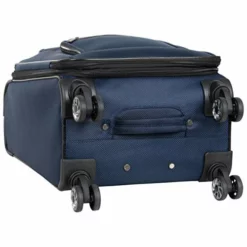 Kenneth Cole Reaction Rugged Roamer Luggage Collection Lightweight Softside Expandable 8-Wheel Spinner Travel Suitcase Bag, Navy, 20-inch Carry-On -TRAVELPRO Sales 41KbaX8kpFL