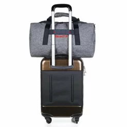 BAGSMART Travel Duffel Bag Large Weekender Bag Carry-on Luggage With Shoe Bag 40L, Grey -TRAVELPRO Sales 41KesruI 2BjL
