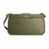Briggs & Riley Baseline Compact Tri-Fold Garment Bag,Olive,14X22X8.5