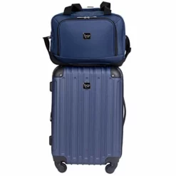 Travelers Club Midtown Hardside 4-Piece Luggage Travel Set, Navy Blue -TRAVELPRO Sales 41L1DuBchaL