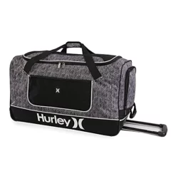 Hurley Rolling Duffel, Grey Tweed