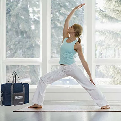 Spirit Airline Personal Item Carry-on Bag Unisex's Lightweight Foldable Duffel Travel Luggage Bag 18 X 14 X 8 Inches(Blue With Strap) 7 Spirit Airline Personal Item Carry-on Bag Unisex's Lightweight Foldable Duffel Travel Luggage Bag 18 X 14 X 8 Inches(Blue With Strap) - Image 7